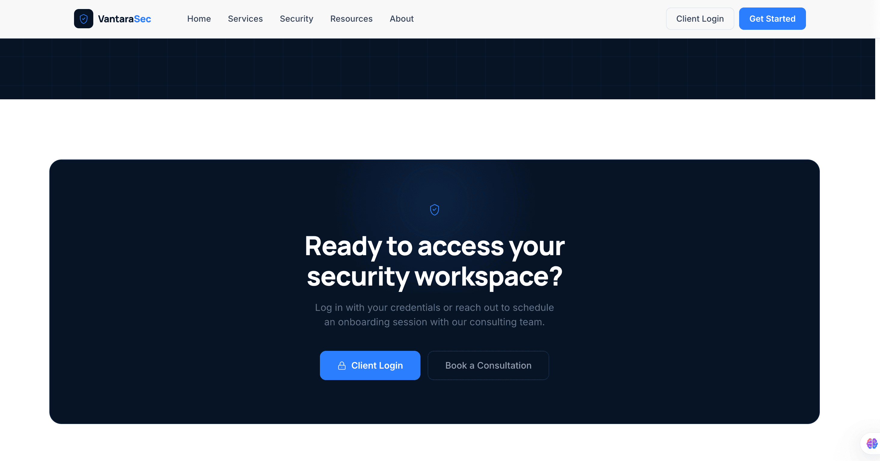 Hardened Client Portal Rebuild for a Cybersecurity Consulting Firm — screenshot 3
